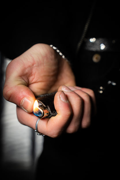 BLACK CROCO Lighter Holster