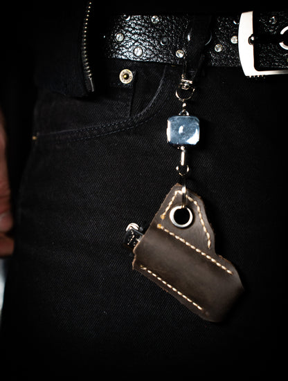 BROWN ZEM Lighter Holster