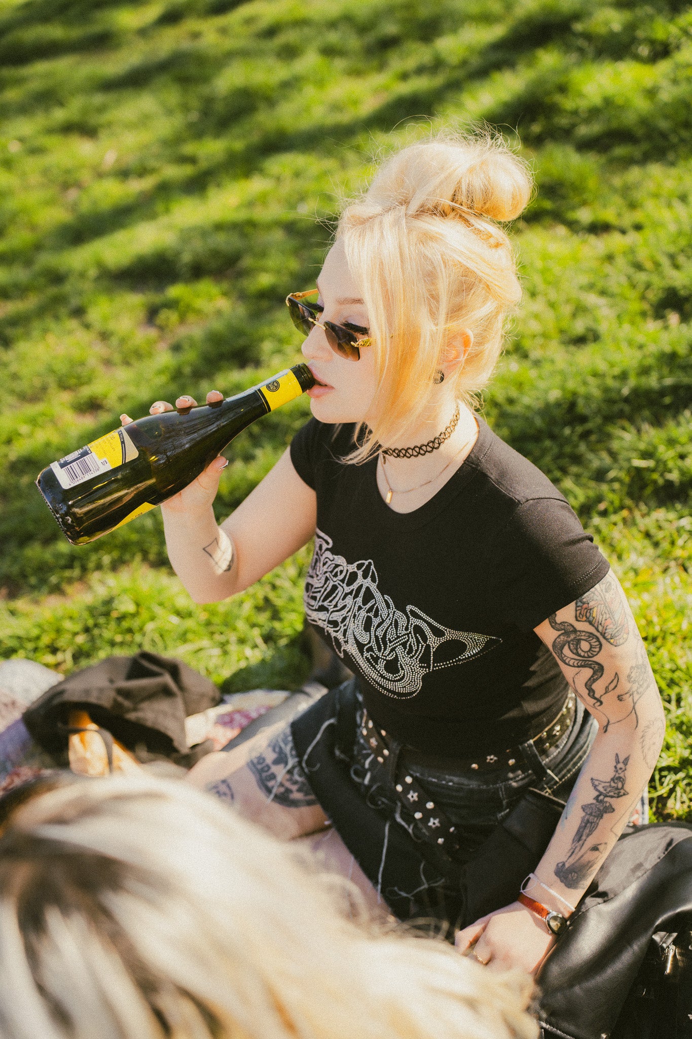 Clean Black Shiny Babytee