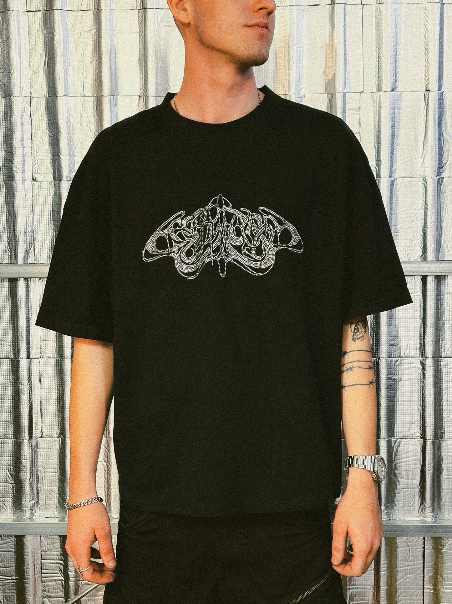 Clean Black Shiny Tee