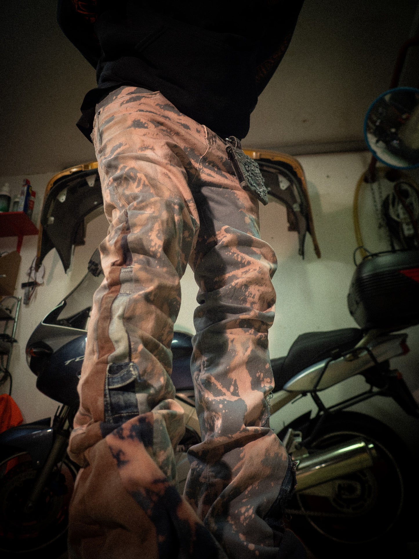 Leather Flared Pants