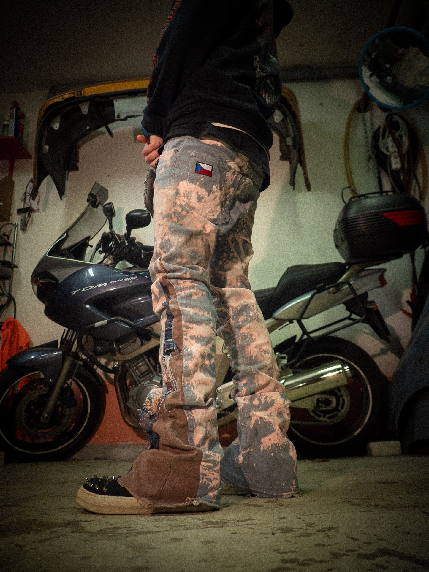 Leather Flared Pants