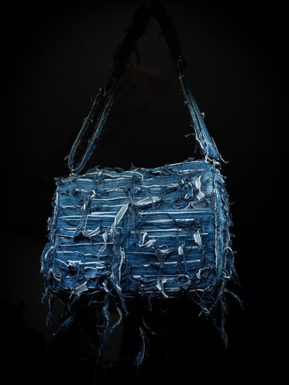 Ripped Denim Bag