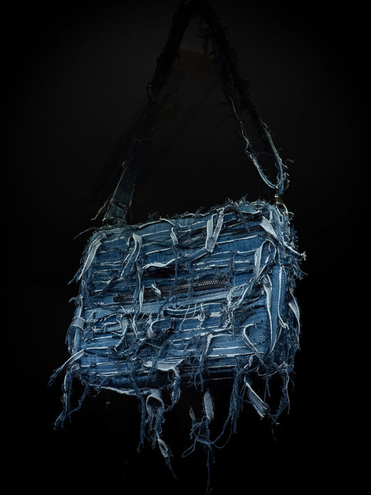 Ripped Denim Bag